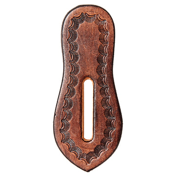 Hilason Western Saddle Repair Leather Cinch Girth Holder Brown